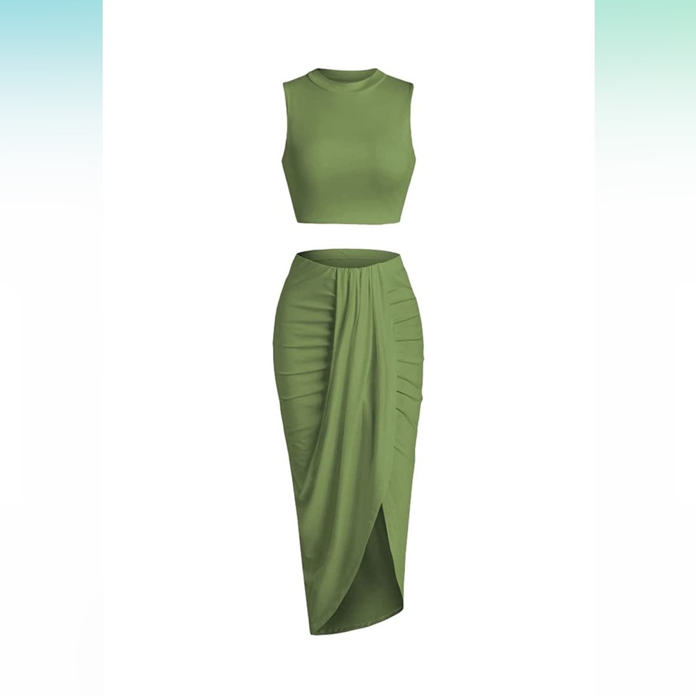 ZAFUL Women's Casual Sleeveless Summer Two Piece Outfits